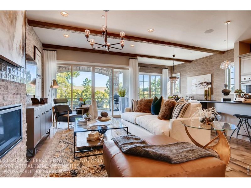 Furnished interior view inside a new home in , Broomfield (Image 8).