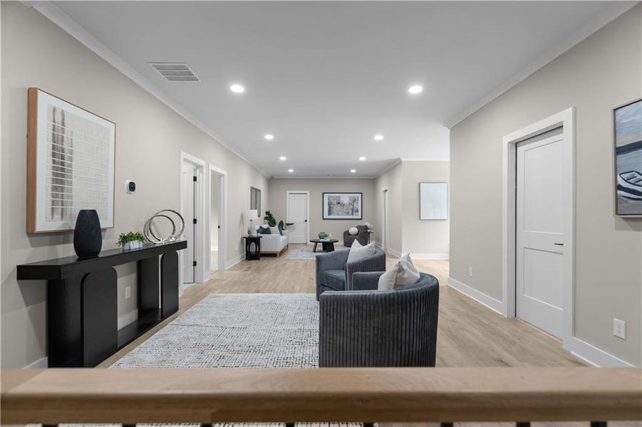 Furnished interior view inside a new home in , Lilburn (Image 48).
