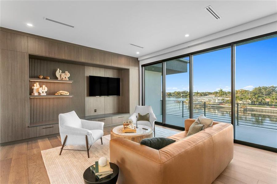 Furnished interior view inside a new home in , St. Petersburg (Image 32).