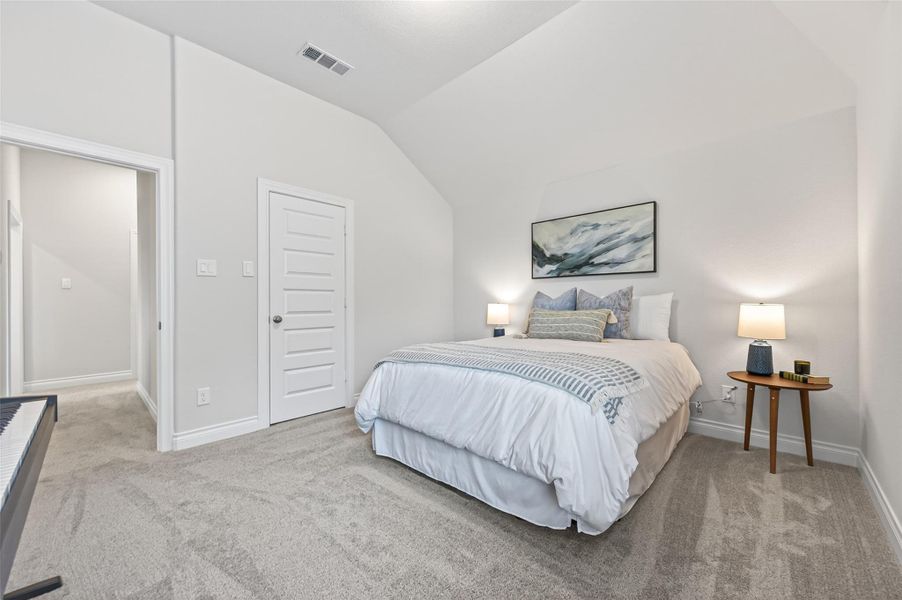 Furnished interior view inside a new home in Towne Lake 70’, Cypress (Image 22). Furnished interior view inside a new home in Towne Lake 70’, Cypress (Image 22).