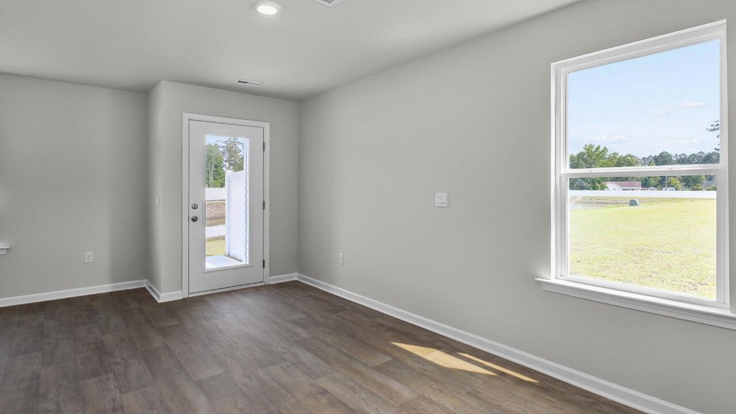 Spacious, unfurnished interior of a new home in Townes at Seabrooke, Leland (Image 13). Spacious, unfurnished interior of a new home in Townes at Seabrooke, Leland (Image 13).