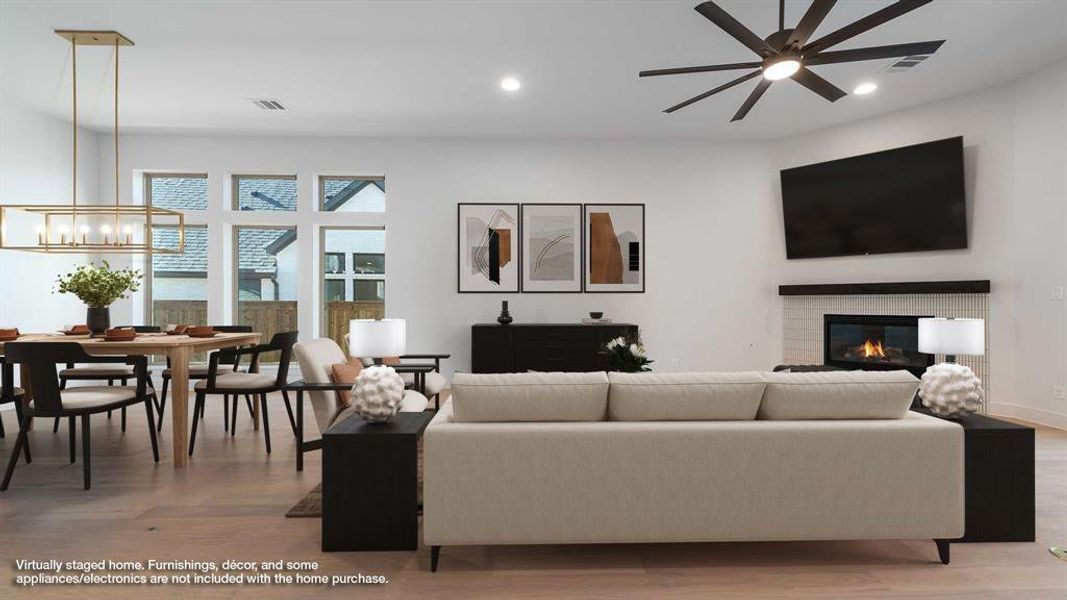 Furnished interior view inside a new home in , Lavon (Image 4). Furnished interior view inside a new home in , Lavon (Image 4).