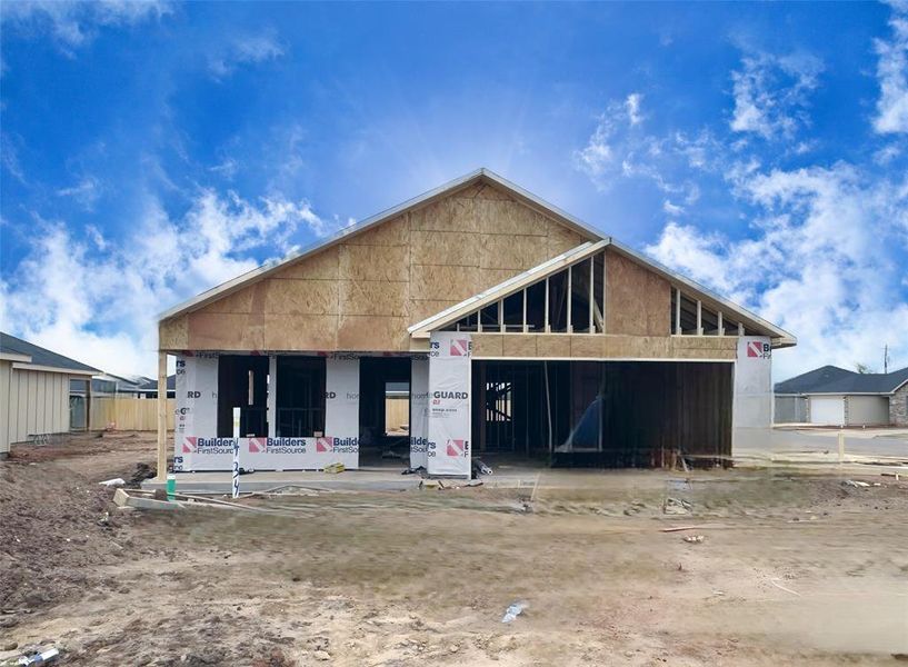 In-progress construction of a new home in , Abilene, TX (Image 22).