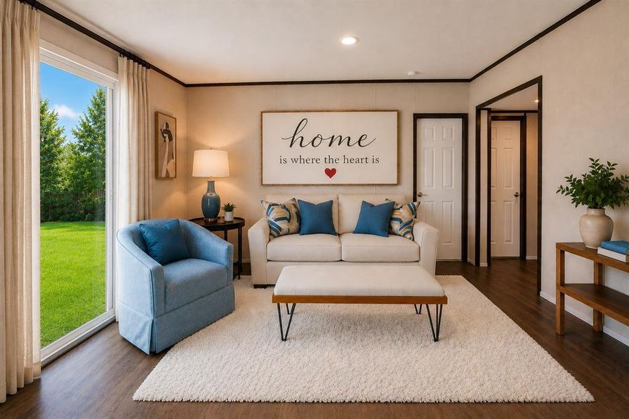 Furnished interior view inside a new home in , Springtown (Image 4).