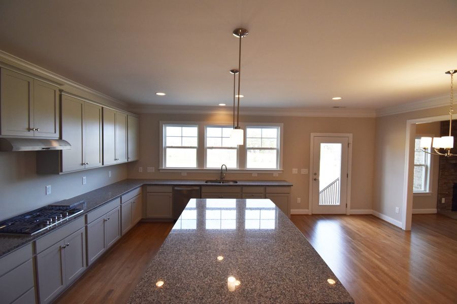 Representative furnished interior of a home built from the Lancaster by Keystone Homes NC in Preserve at Carriage Cove, Oak Ridge (Image 7).