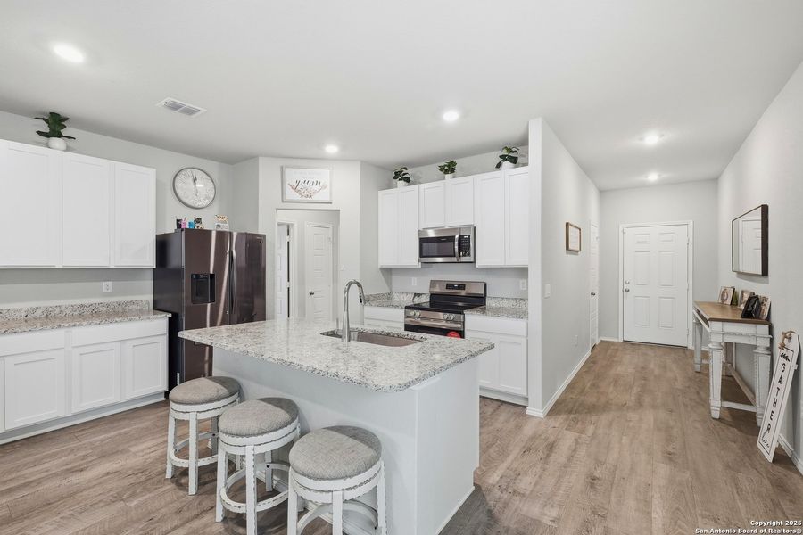 Furnished interior view inside a new home in , San Antonio (Image 8). Furnished interior view inside a new home in , San Antonio (Image 8).
