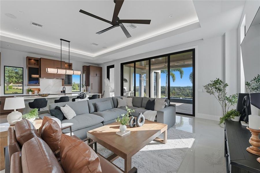 Furnished interior view inside a new home in , Montverde (Image 31).