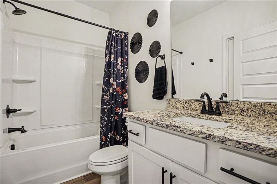 Furnished interior view inside a new home in , Monticello (Image 10).