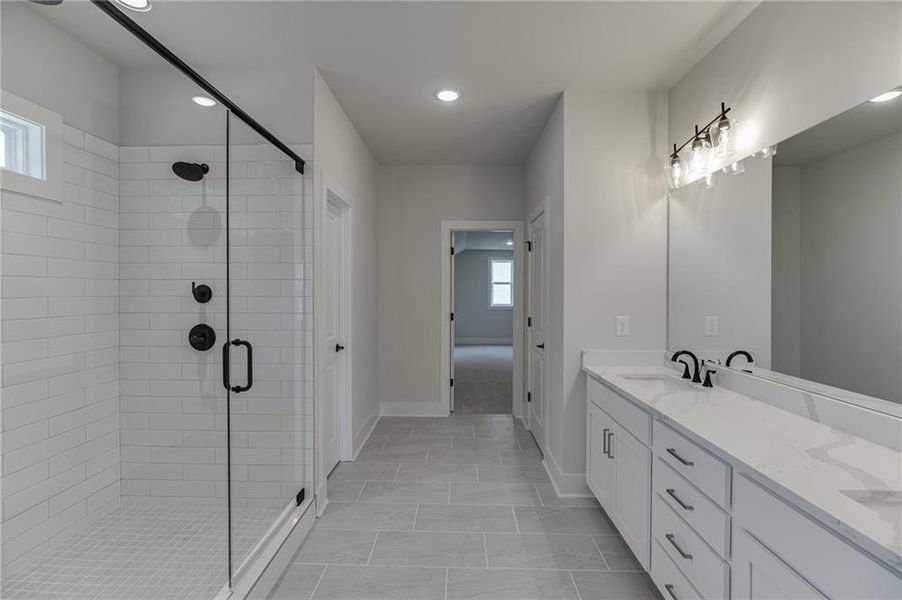 Furnished interior view inside a new home in , Buford (Image 16).