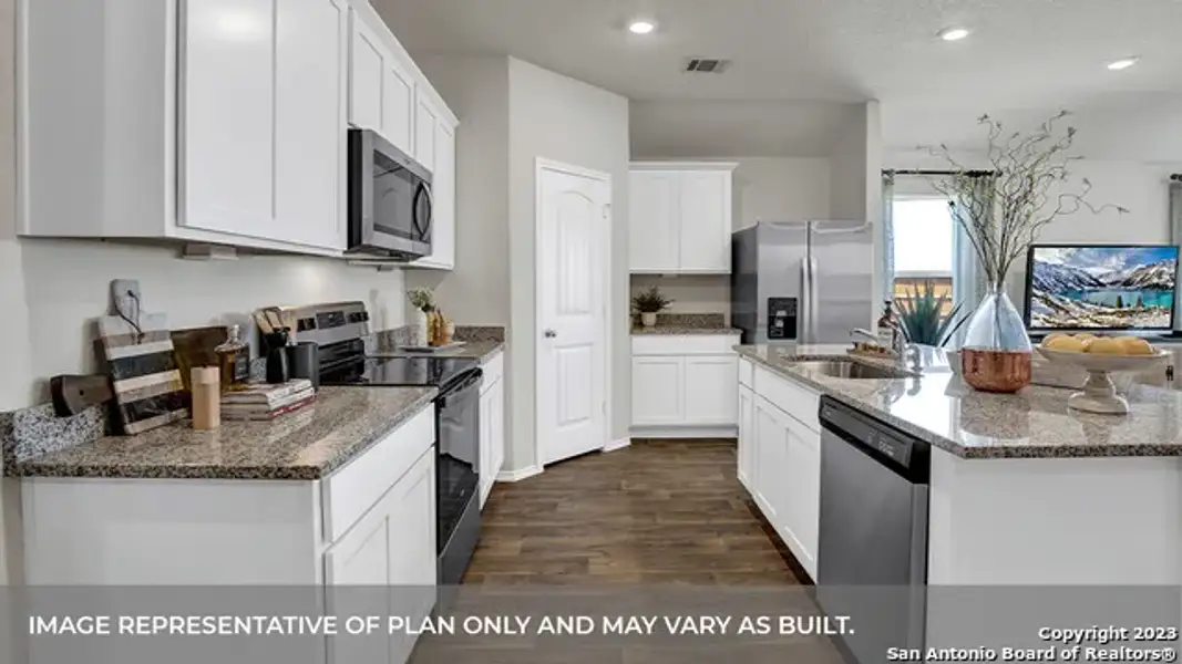 Furnished interior view inside a new home in Swenson Heights, Seguin (Image 33).