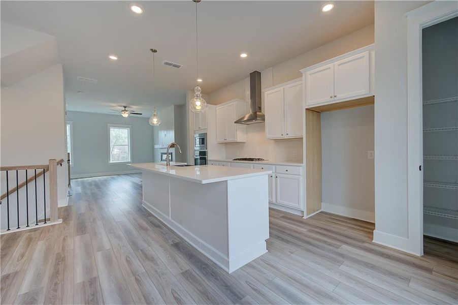 Furnished interior view inside a new home in Barrett Pointe, Kennesaw (Image 7).