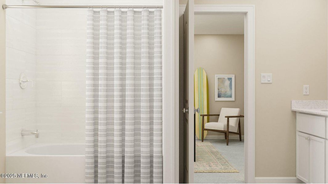 Furnished interior view inside a new home in , Green Cove Springs (Image 19).