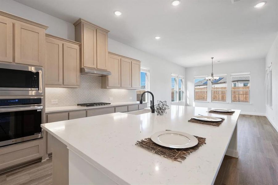 Furnished interior view inside a new home in Estates At Baker Park, Sherman (Image 6).