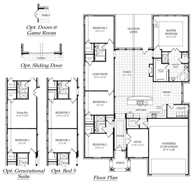 2D floor plan layout of this home in Silo Mills, Joshua, TX (Image 3). 2D floor plan layout of this home in Silo Mills, Joshua, TX (Image 3).