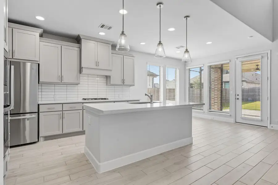 Furnished interior view inside a new home in Cane Island 50', Katy (Image 6). Furnished interior view inside a new home in Cane Island 50', Katy (Image 6).