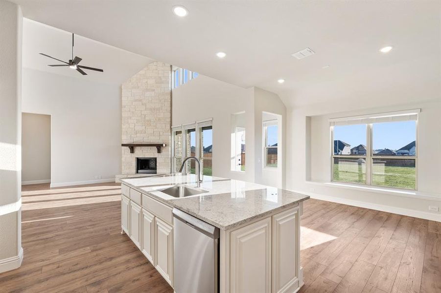 Furnished interior view inside a new home in Coyote Crossing, Godley (Image 14). Furnished interior view inside a new home in Coyote Crossing, Godley (Image 14).