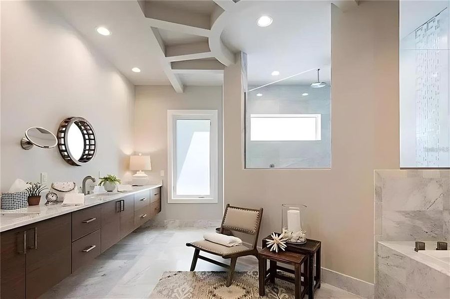 Furnished interior view inside a new home in , Sarasota (Image 17).