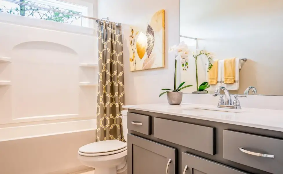 Representative interior finishes for a home built from the Muirfield by Greybrook Homes in Shepherds Trace, Clover (Image 23).