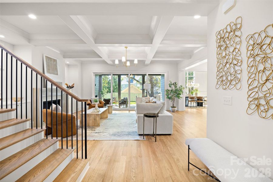 Furnished interior view inside a new home in , Charlotte (Image 9).