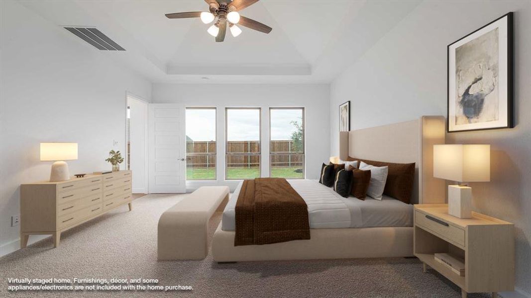 Furnished interior view inside a new home in Myrtle Creek 71', Waxahachie (Image 12).