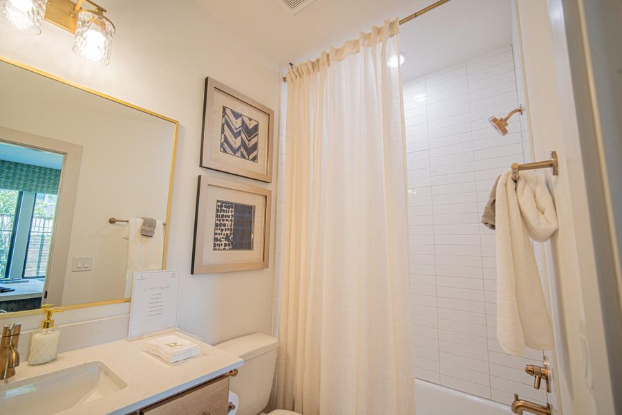 Furnished interior view inside a new home in Spring Valley Creek, Houston (Image 38).