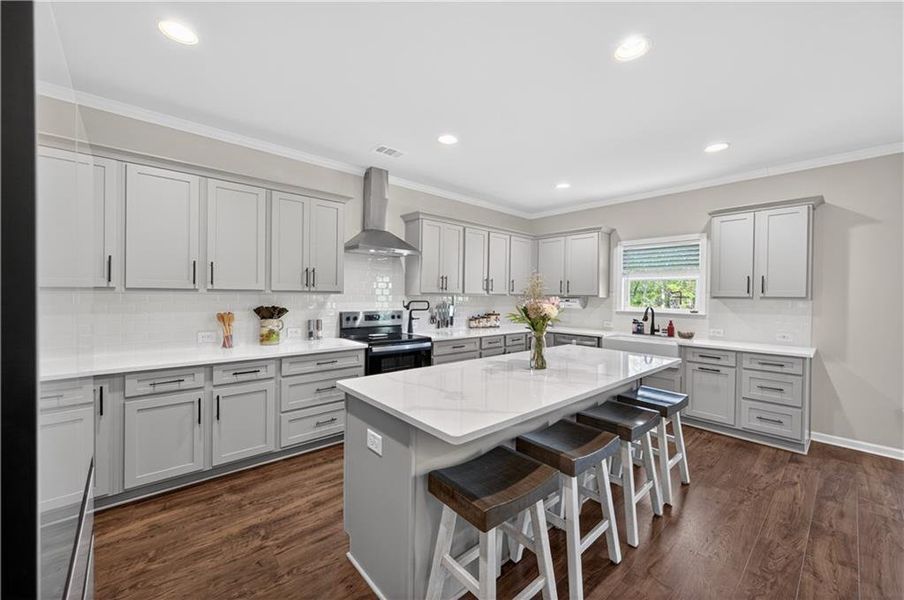 Furnished interior view inside a new home in , Dahlonega (Image 40).