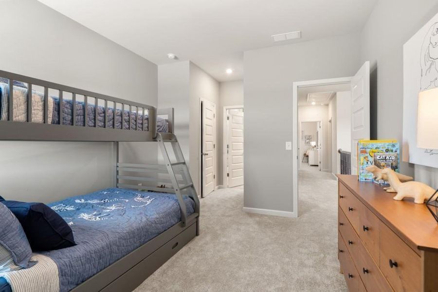 Furnished interior view inside a new home in Jones Ridge, Dallas (Image 20).