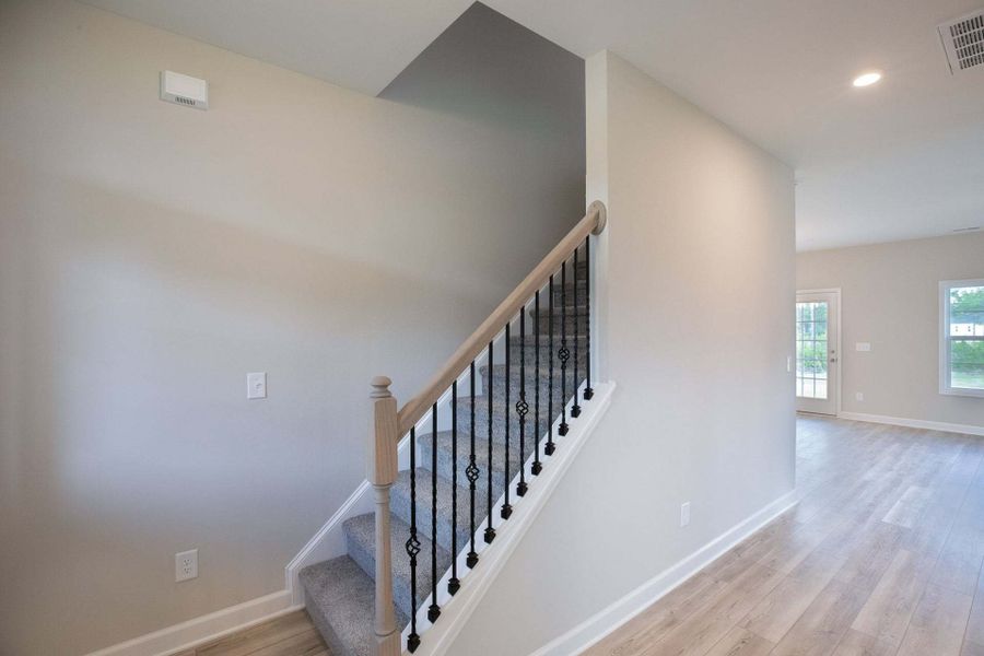 Representative unfurnished interior of a home built from the Drayton by Caviness & Cates Communities in Bartlett Manor, Youngsville (Image 130).