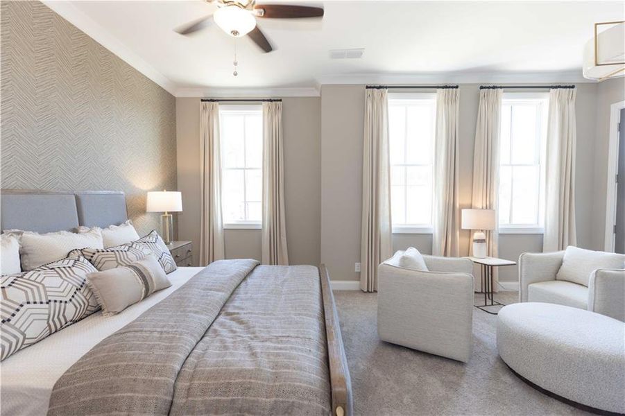 Furnished interior view inside a new home in Waterside Condos, Peachtree Corners (Image 17).