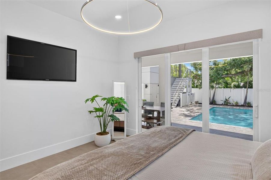 Furnished interior view inside a new home in , Sarasota (Image 54).