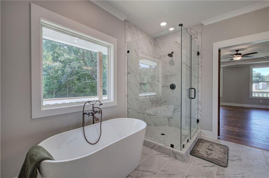 Furnished interior view inside a new home in , Euharlee (Image 14).