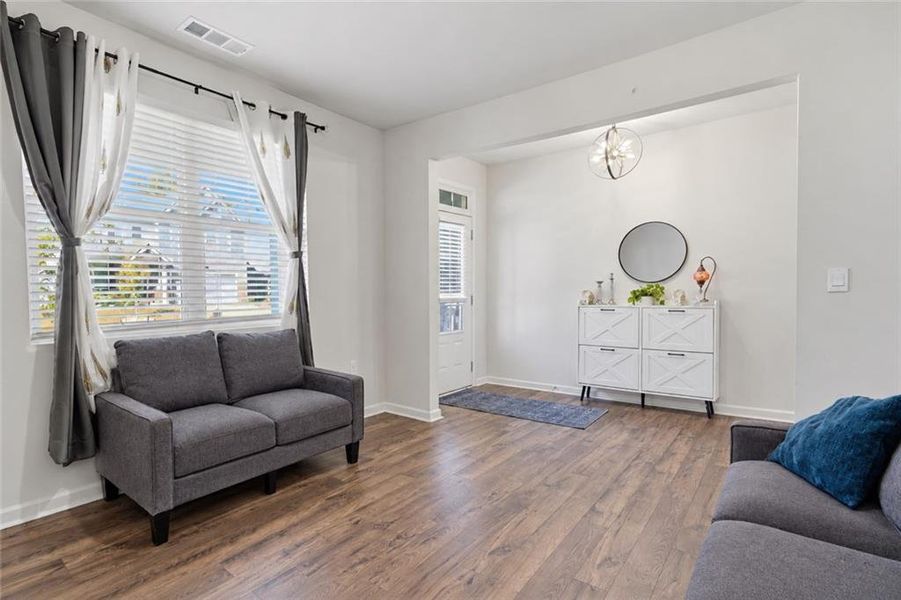 Furnished interior view inside a new home in , Dawsonville (Image 28).