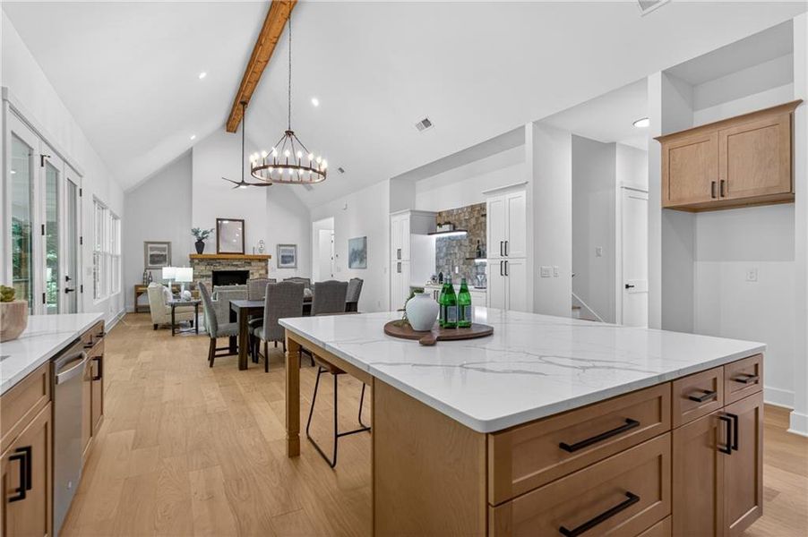 Furnished interior view inside a new home in , Cumming (Image 7).