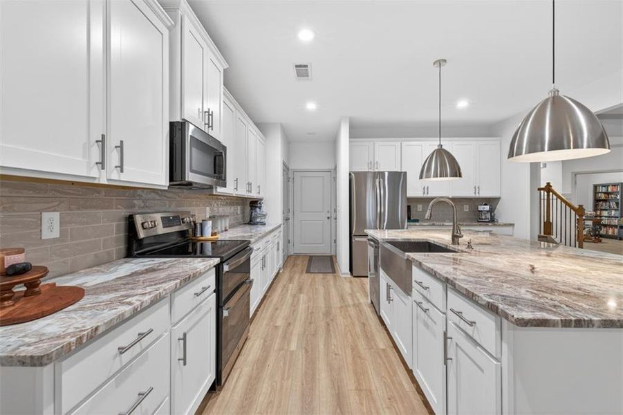 Furnished interior view inside a new home in , Winder (Image 25).