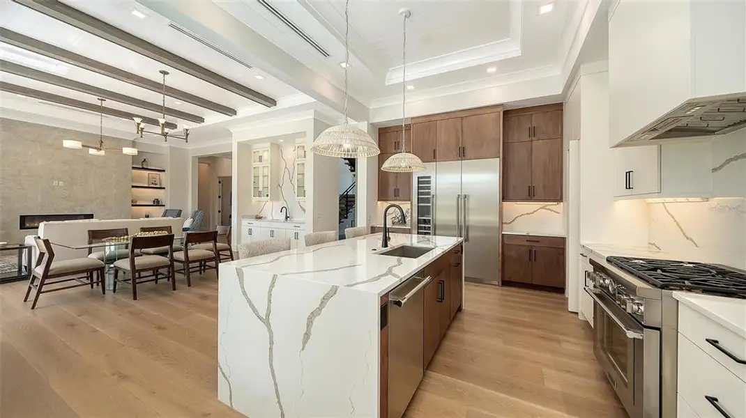 Furnished interior view inside a new home in , Sarasota (Image 11).