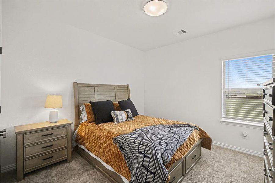 Furnished interior view inside a new home in Silo Mills, Joshua (Image 17). Furnished interior view inside a new home in Silo Mills, Joshua (Image 17).