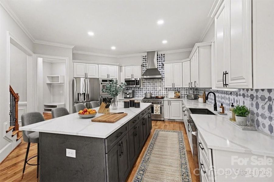 Furnished interior view inside a new home in , Concord (Image 11).