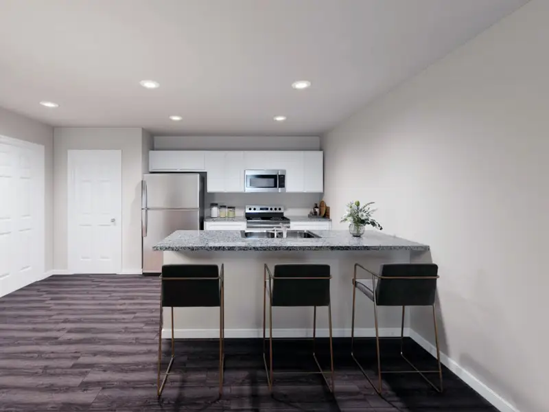Representative furnished interior of a home built from the Big Bend by National HomeCorp in Villages of Mayfield, Cleburne (Image 3).