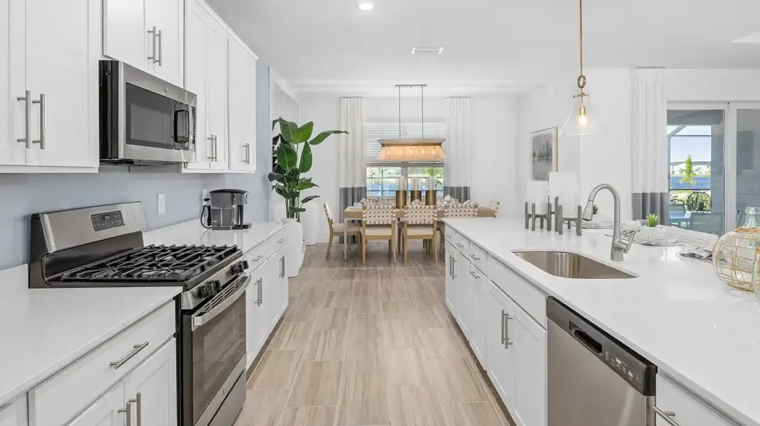 Palmetto EI Gas Range Quartz Countertops