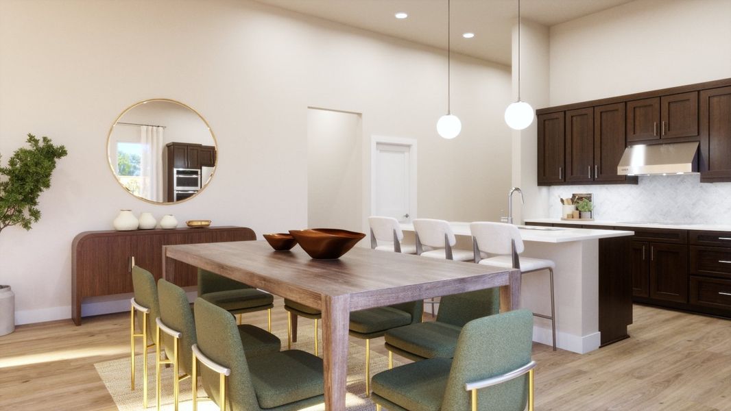 Representative furnished interior of a home built from the 4017 by Risewell Homes in Bluff Haven, Georgetown (Image 7).