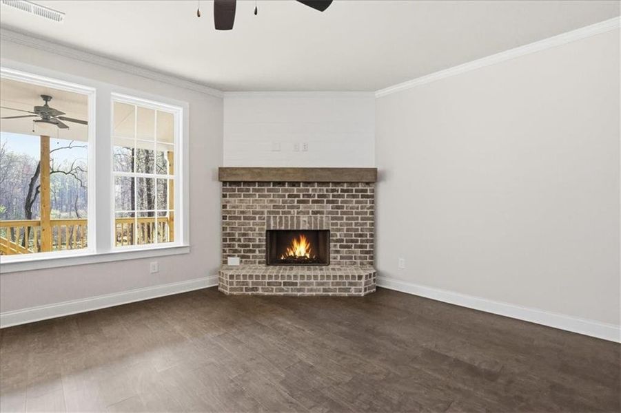 Spacious, unfurnished interior of a new home in Bradley Gin, Monroe (Image 47).