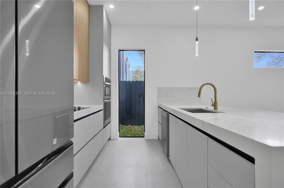 Furnished interior view inside a new home in , Miami (Image 15).