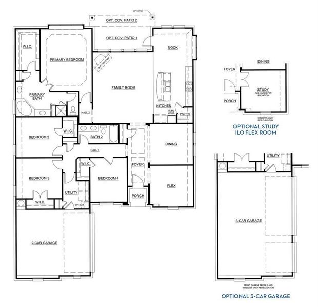 floorplan concept 2370 01 mockingbird hills joshua texas landsea homes floorplan concept 2370 01 mockingbird hills joshua texas landsea homes