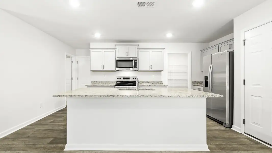 Furnished interior view inside a new home in Willow Mill, Thomasville (Image 5). Furnished interior view inside a new home in Willow Mill, Thomasville (Image 5).