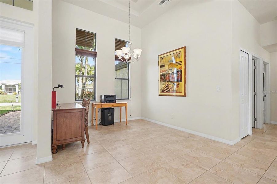 Furnished interior view inside a new home in , Cape Coral (Image 17). Furnished interior view inside a new home in , Cape Coral (Image 17).