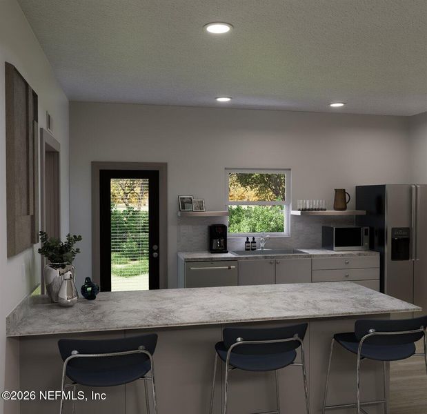 Furnished interior view inside a new home in , Jacksonville (Image 10).