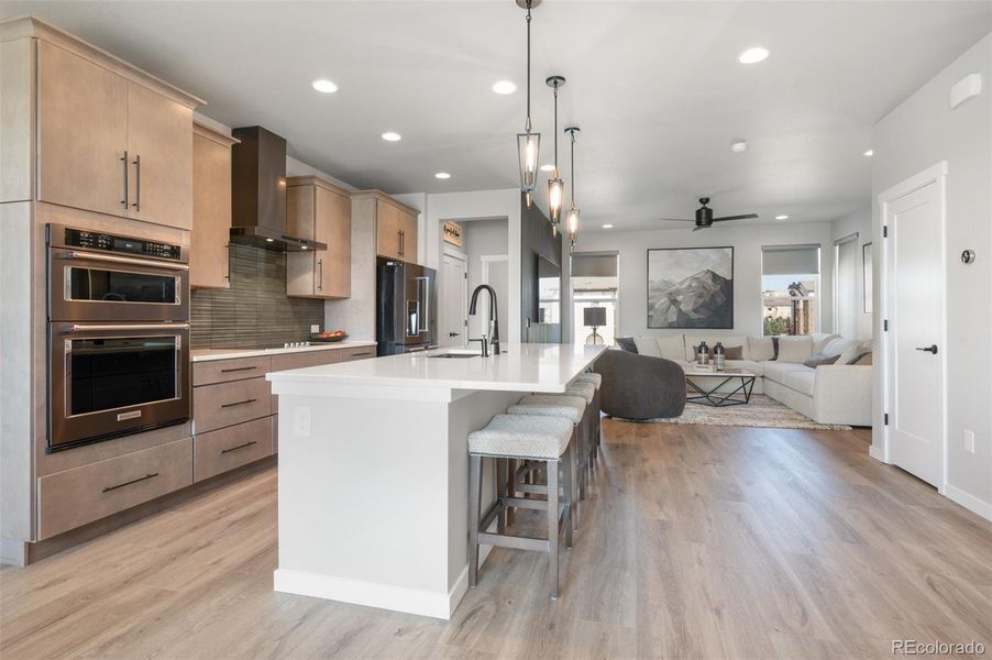 Furnished interior view inside a new home in , Colorado Springs (Image 29). Furnished interior view inside a new home in , Colorado Springs (Image 29).