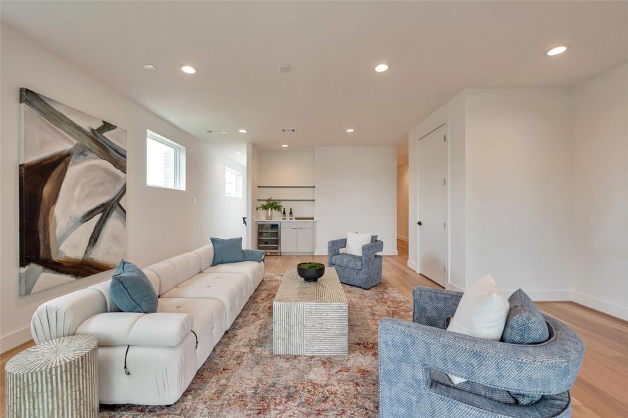 Furnished interior view inside a new home in , Houston (Image 15). Furnished interior view inside a new home in , Houston (Image 15).