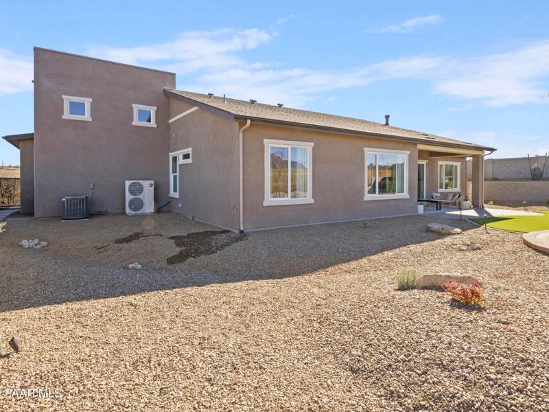 Exterior details and patio area of a home in Hidden Hills, Prescott (Image 28).