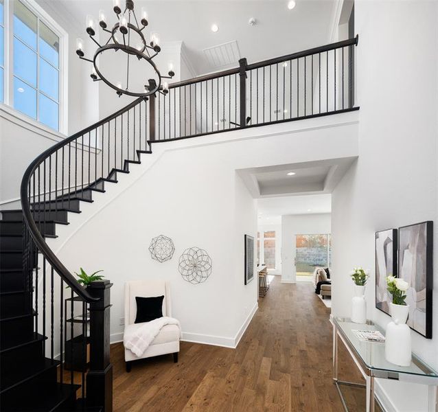 Furnished interior view inside a new home in , Frisco (Image 20).